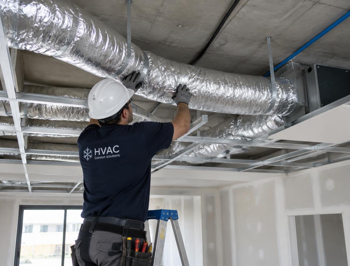 Instalación de sistema de conductos