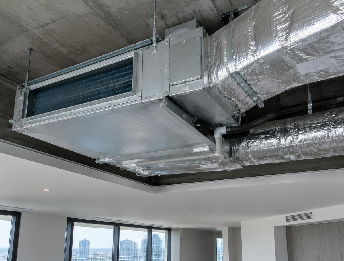 Instalación de aire acondicionado por conductos